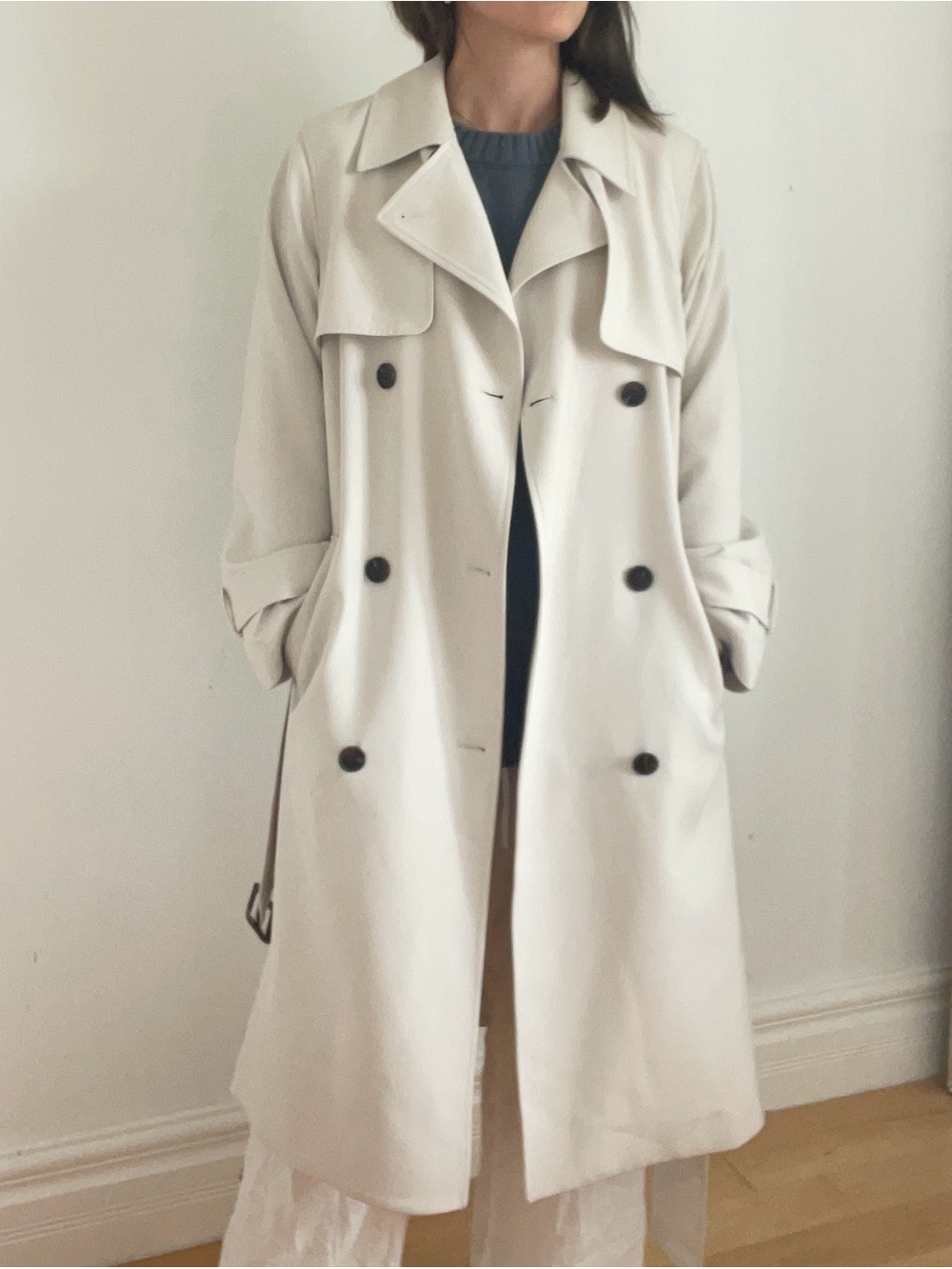 H&M Double-Breasted Trench Coat